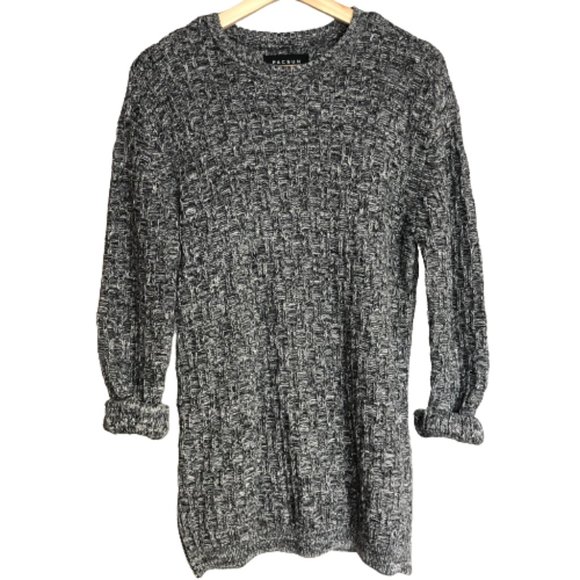 Pacsun Long Sweater Heather Grey Black Size Small - Picture 1 of 4